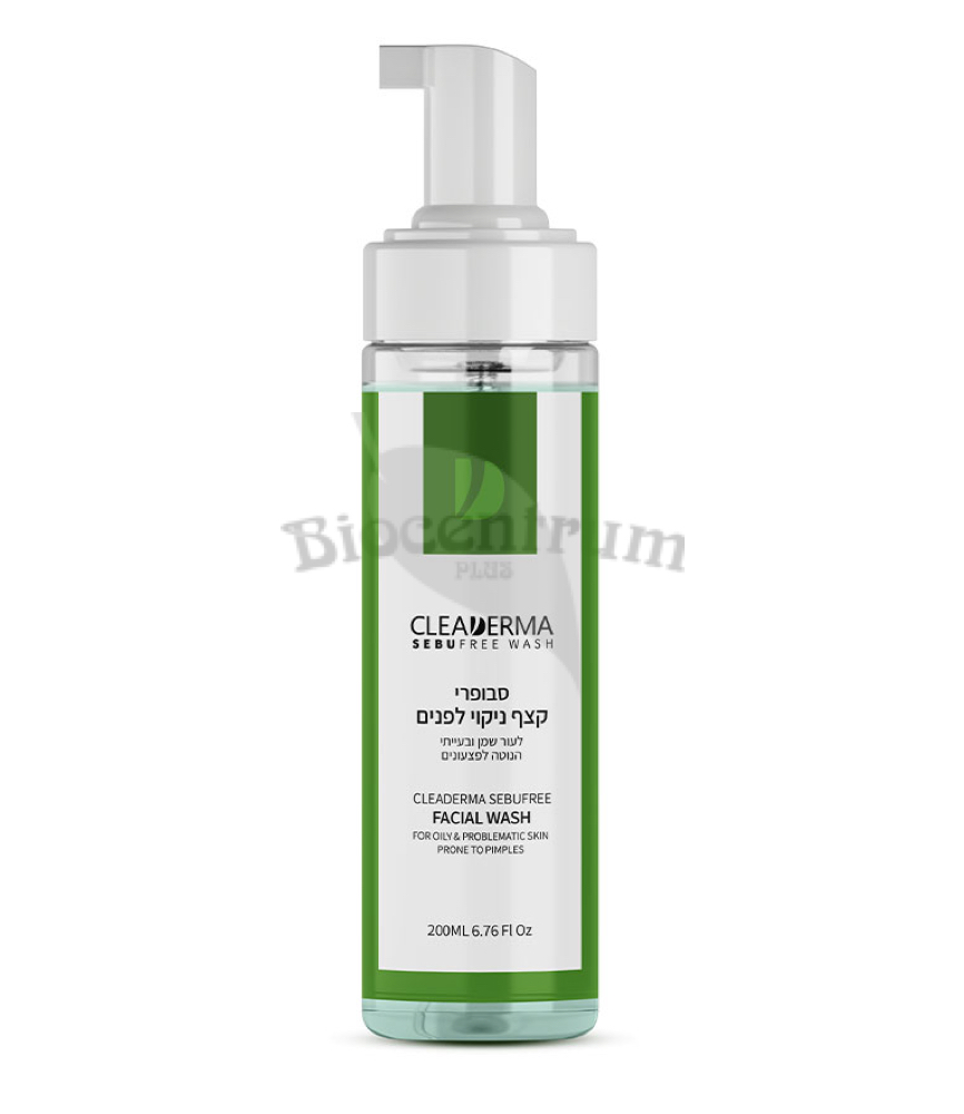 Cleaderma Sebufree Čistiaca pena na tvár s minerálmi z Mŕtveho mora 200ml