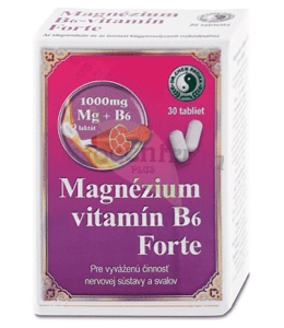 Dr. Chen Magnézium vitamín B6 Forte (30 tabliet)