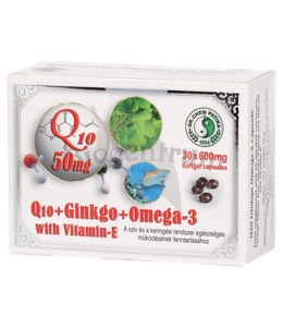 Dr. Chen Koenzým Q10 + Ginko + Omega 3 + Vitamín E 30 ks