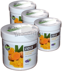 4ks Petra Kurkuma krém-gél 300ml (3+1 zadarmo)