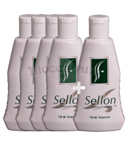 Liečivý šampón Sellon proti lupinám 120ml (4+1 zadarmo)